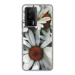 Чехол с ромашками на Xiaomi POCO F5 Pro (Цветы Ромашки)