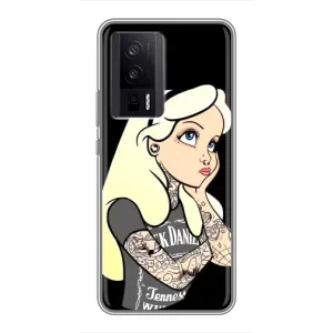 Чехол Стильные девушки на Xiaomi POCO F5 Pro (Девушка обиделась)