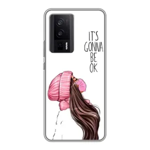 Чехол Стильные девушки на Xiaomi POCO F5 Pro (Девушка в маске)