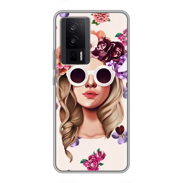 Чехол с рисунком «Девушка в очках» для Xiaomi POCO F5 Pro Чехол с рисунком «Девушка в очках» для Xiaomi POCO F5 Pro