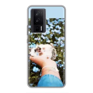 Чохли з зображенням різних тварин на Xiaomi POCO F5 Pro (Їжачок в руці)