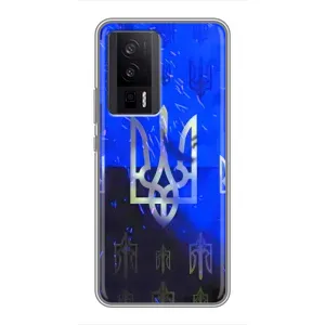 Чехол Укр Символика для Xiaomi POCO F5 Pro (Герб)