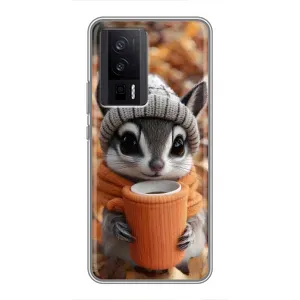 Друкований чохол 'Звірята з кавою' для Xiaomi POCO F5 Pro