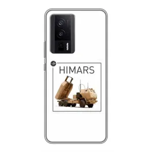 Чехлы на военную тематику для Xiaomi POCO F5 Pro (HIMARS)