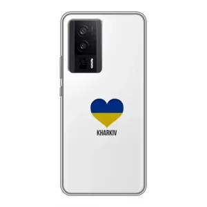 Чехлы силиконовые (Город Харьков) на Поко Ф5 Про (Kharkiv)