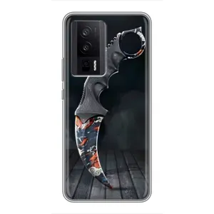 Чохол КІБЕРСПОРТ для Xiaomi POCO F5 Pro (Кинжал КС ГО)