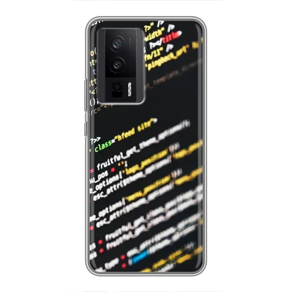 Чехол с рисунком «Код» для Xiaomi POCO F5 Pro Чехол с рисунком «Код» для Xiaomi POCO F5 Pro
