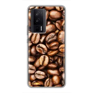 Чохол з зображенням смачної їжі для Xiaomi POCO F5 Pro (Кава)