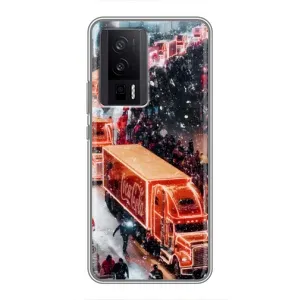 Чехлы на Новый Год Xiaomi POCO F5 Pro (Кока Кола)