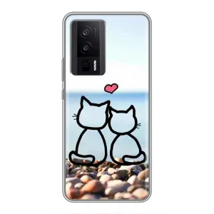 Силиконовые Чехлы Любимому человеку для Xiaomi POCO F5 Pro (Котейки)