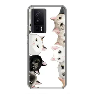 Силіконовий чохол з котиком для Xiaomi POCO F5 Pro (Коти)