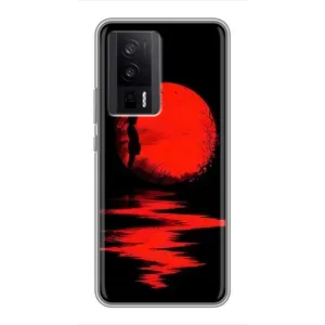 Літній Чохол на Xiaomi POCO F5 Pro (Червоний Захід сонця)