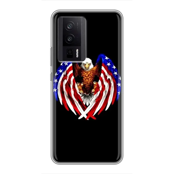 Чехол с рисунком «Крылья США» для Xiaomi POCO F5 Pro Чехол с рисунком «Крылья США» для Xiaomi POCO F5 Pro