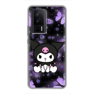 Чехол с персонажем Куроми на Xiaomi POCO F5 Pro (Куроми на черном)