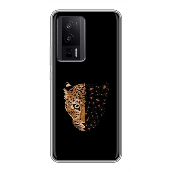 Чехол с рисунком «Леопард на черном» для Xiaomi POCO F5 Pro Чехол с рисунком «Леопард на черном» для Xiaomi POCO F5 Pro
