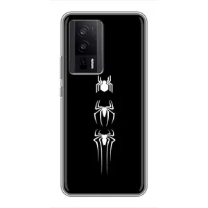 Чохол Супергерой Людина Павук на Xiaomi POCO F5 Pro (Лого павука)