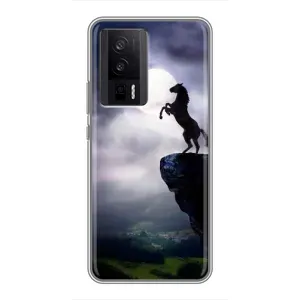 Чохли з зображенням різних тварин на Xiaomi POCO F5 Pro (Кінь)