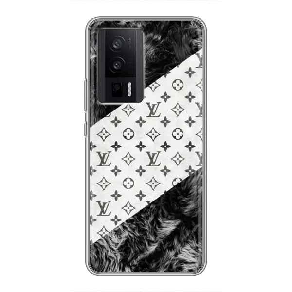 Чехол с рисунком «LV на белом» для Xiaomi POCO F5 Pro Чехол с рисунком «LV на белом» для Xiaomi POCO F5 Pro