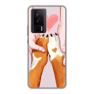 Чохол (ТПУ) Милі песики для Xiaomi POCO F5 Pro (Любов до собак)