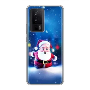Чехлы на Новый Год Xiaomi POCO F5 Pro (Маленький Дед Мороз)