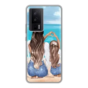 Чехлы для МАМЫ на Xiaomi POCO F5 Pro (Мама и дочь)