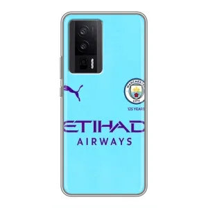 Силиконовые Чехлы принт Футбол на Xiaomi POCO F5 Pro (Man City)