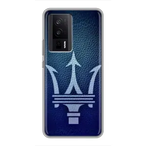 Чехлы с тематикой "Крутые машины" на Xiaomi POCO F5 Pro (Лого Maserati)