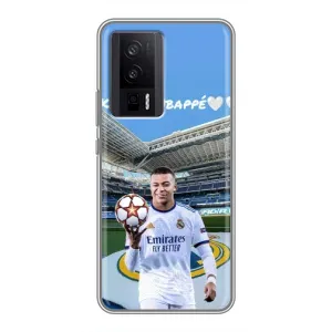 Чохол (TPU) з Футболістом на Xiaomi POCO F5 Pro (Mbappe Real)