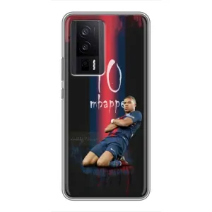 Чохол (TPU) з Футболістом на Xiaomi POCO F5 Pro (MBAPPE 10)