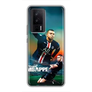 Чохол (TPU) з Футболістом на Xiaomi POCO F5 Pro (MBAPPE)