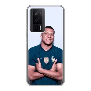Чохол (TPU) з Футболістом на Xiaomi POCO F5 Pro (Мбаппешичка)