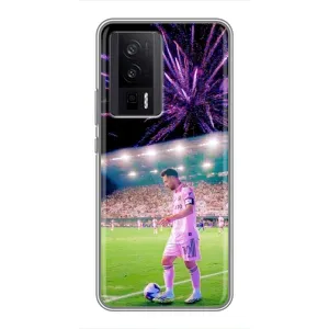 Чехлы Лео Месси в Майами на Xiaomi POCO F5 Pro (Месси в Майами)