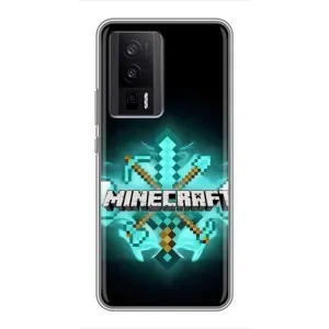 Чохол майнкрафт для Xiaomi POCO F5 Pro (MineCraft 2)