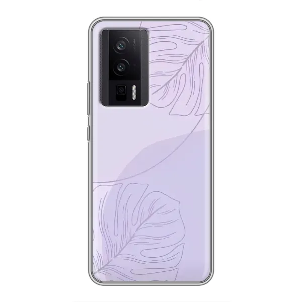 Чехол с рисунком «Монстера фиолетовая» для Xiaomi POCO F5 Pro Чехол с рисунком «Монстера фиолетовая» для Xiaomi POCO F5 Pro