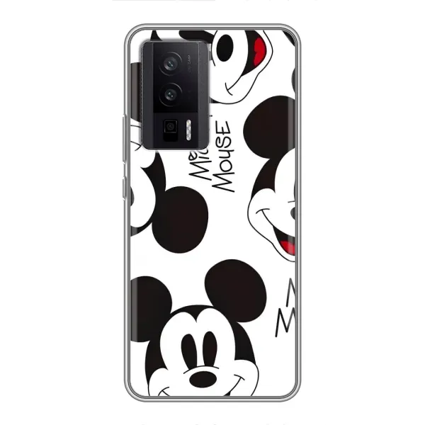 Чехол с рисунком «Мордочка Маус» для Xiaomi POCO F5 Pro Чехол с рисунком «Мордочка Маус» для Xiaomi POCO F5 Pro
