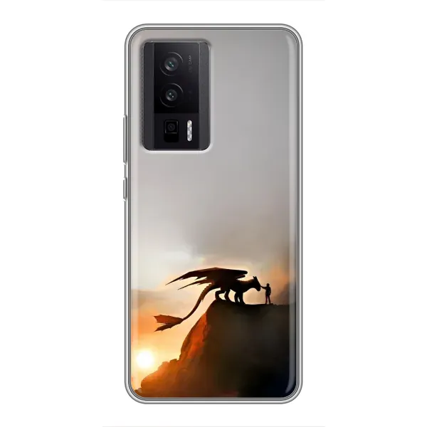 Чехол с рисунком «Мультиик Беззубик» для Xiaomi POCO F5 Pro Чехол с рисунком «Мультиик Беззубик» для Xiaomi POCO F5 Pro