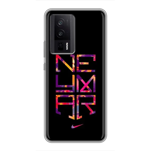 Чехол с рисунком «N E Y M A R» для Xiaomi POCO F5 Pro