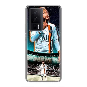 Силіконовий Чохол для Xiaomi POCO F5 Pro (Неймар ПСЖ)