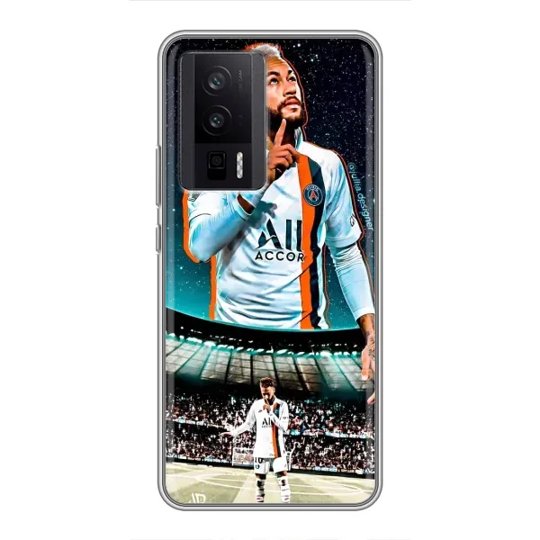 Чехол с рисунком «Неймар ПСЖ» для Xiaomi POCO F5 Pro