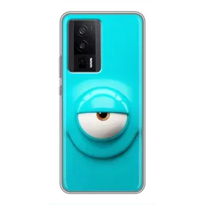 Силиконовые Чехлы (смешные стикеры) для Xiaomi POCO F5 Pro (Одноглазик)