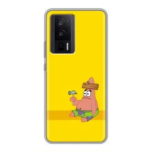 Чехлы с Патриком на Xiaomi POCO F5 Pro (Ошибочка)