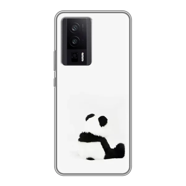 Чехол с рисунком «Панда обиделся» для Xiaomi POCO F5 Pro Чехол с рисунком «Панда обиделся» для Xiaomi POCO F5 Pro
