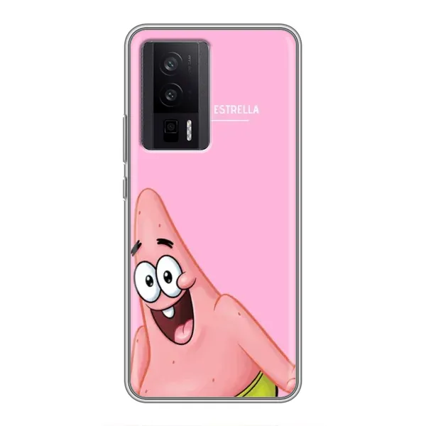 Чехол с рисунком «Патрик» для Xiaomi POCO F5 Pro Чехол с рисунком «Патрик» для Xiaomi POCO F5 Pro