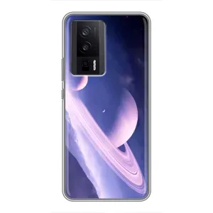 Чехлы КОСМОС для Xiaomi POCO F5 Pro (Планета в космосе)