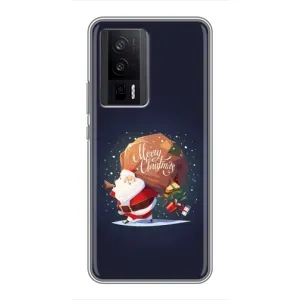 Чохол Санта Клаус для Xiaomi POCO F5 Pro (Подарунки від Санти)