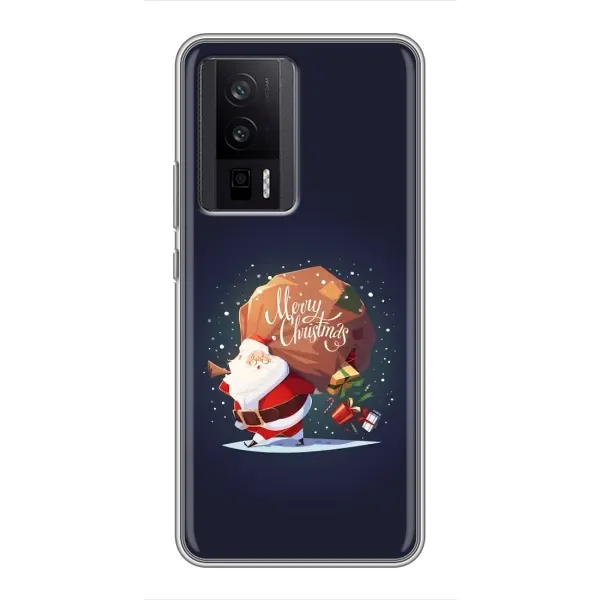 Чехол с рисунком «Подарки от Санты» для Xiaomi POCO F5 Pro Чехол с рисунком «Подарки от Санты» для Xiaomi POCO F5 Pro