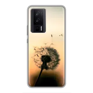 Силиконовый Чехол с одуванчиками на Xiaomi POCO F5 Pro (Роздумаханый одуванчик)
