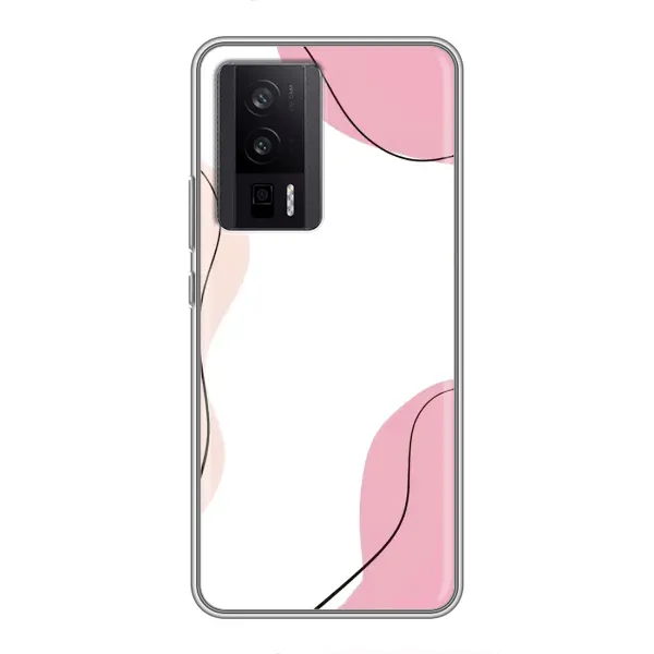 Чехол с рисунком «Розовый фон» для Xiaomi POCO F5 Pro Чехол с рисунком «Розовый фон» для Xiaomi POCO F5 Pro