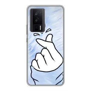 Чехлы (Знак сердечка) на Xiaomi POCO F5 Pro (Сердечка знак)