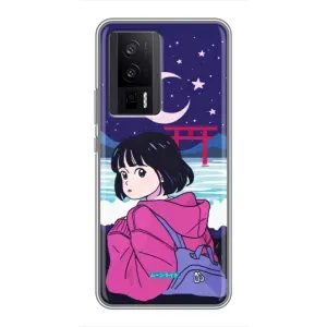 Чехол с персонажами АНИМЕ на Xiaomi POCO F5 Pro (Синобу Миякэ)